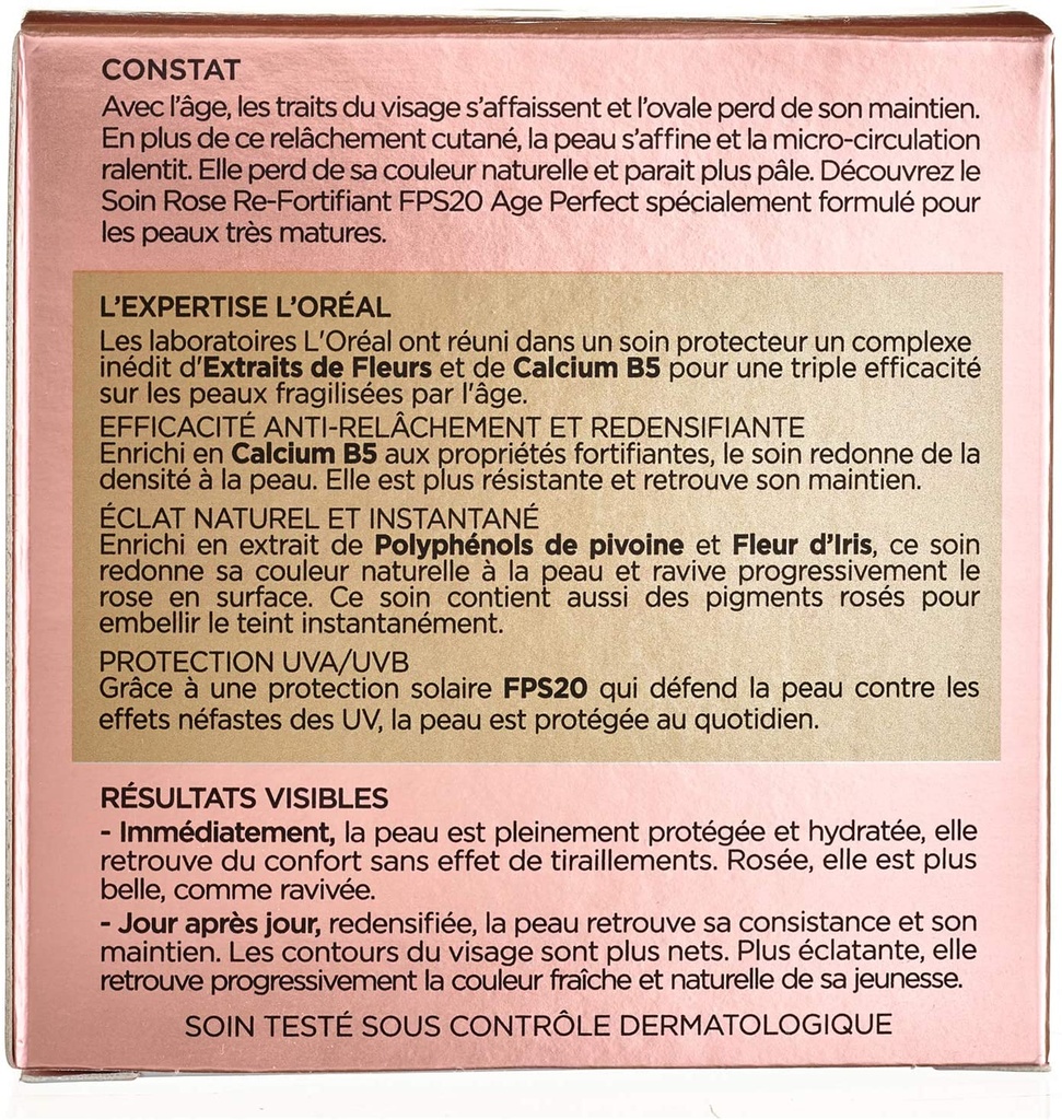 L'Oréal Age Perfect Golden Age Soin SPF 20 Anti-Relâchement Peau Matures 50 ml
