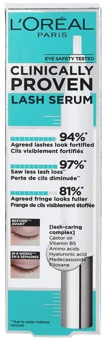 L’Oréal Sérum Soin des Cils Acide Hyaluronique et Huile de Ricin Clinically Proven 2 ml
