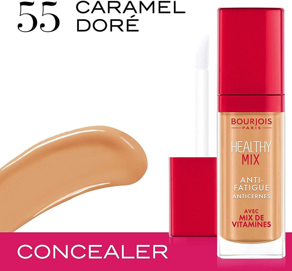 Bourjois Anticerne Healthy Mix Anti Fatigue Couleur 55 Miel Nu