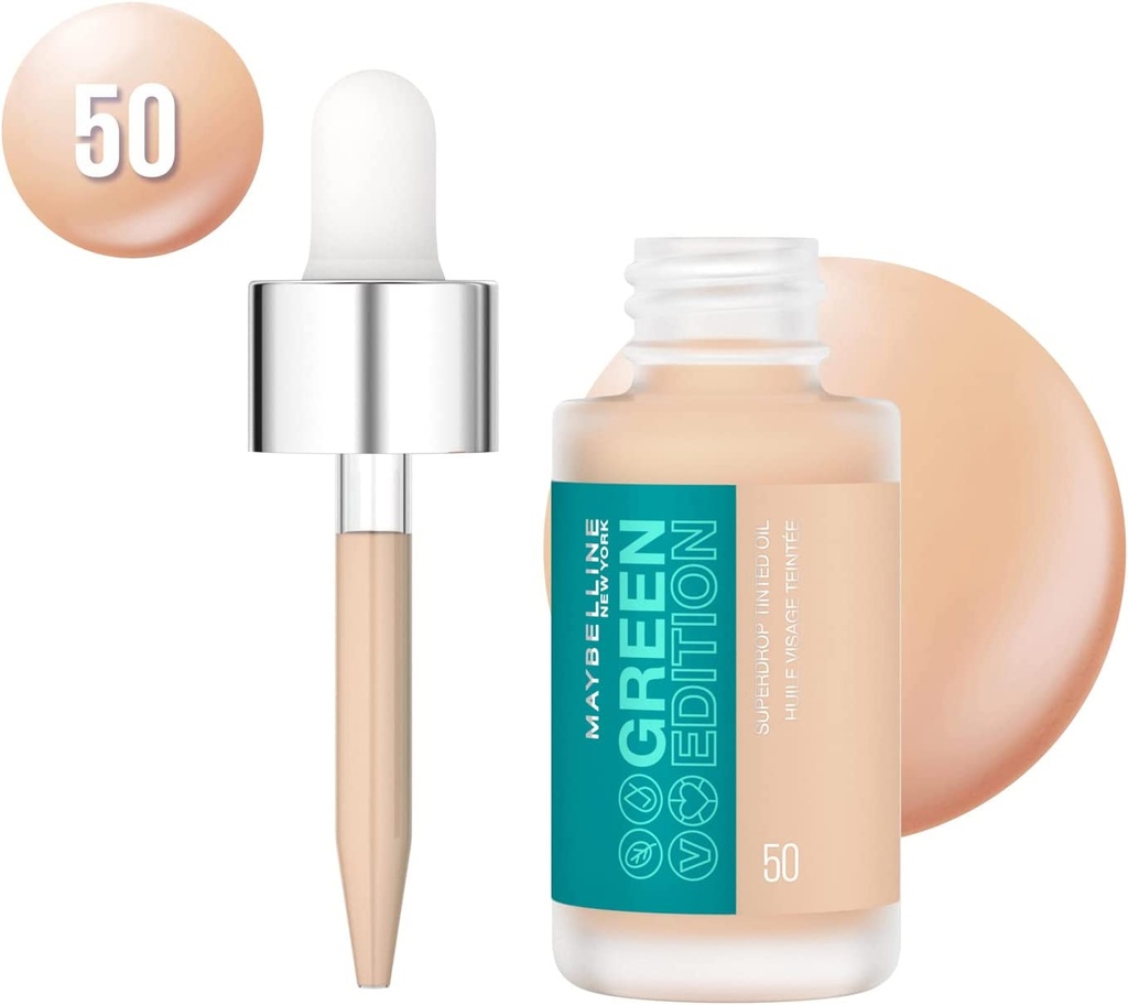 Maybelline Green Edition Superdrop Huile Teintée Visage N°50  20ml