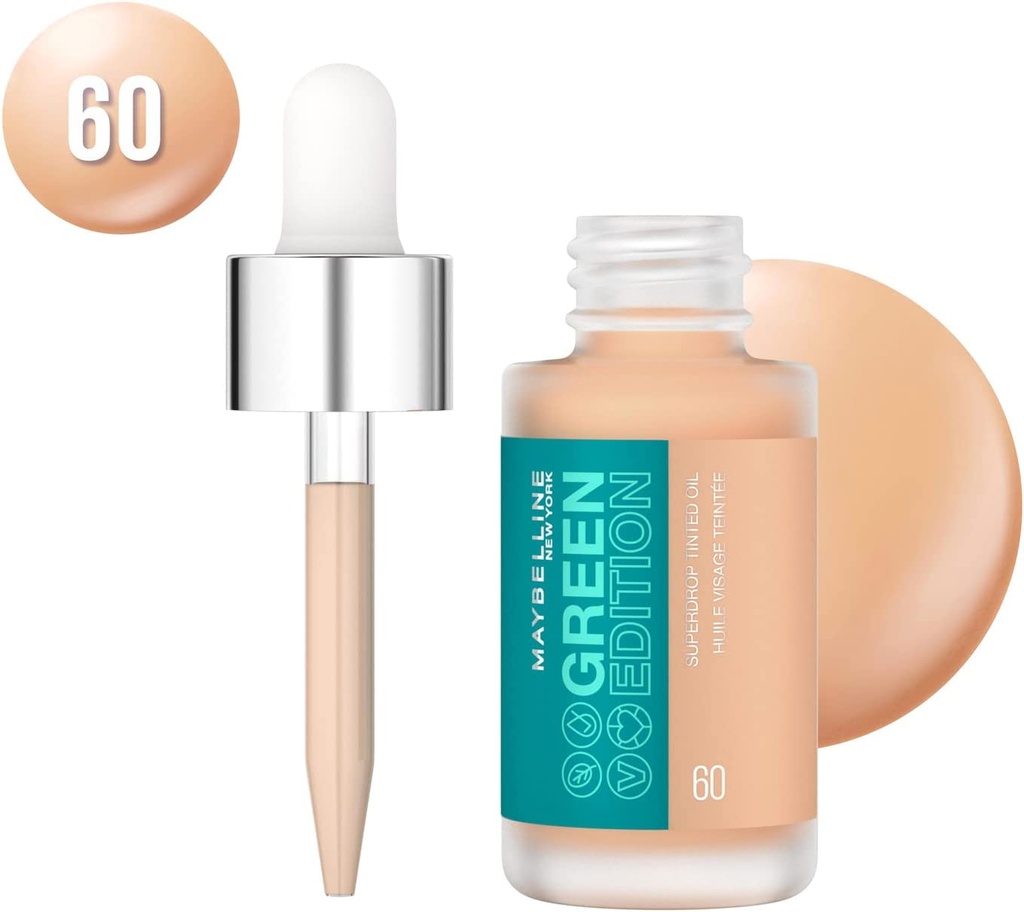 Maybelline Green Edition Superdrop Huile Teintée Visage N°60  20ml
