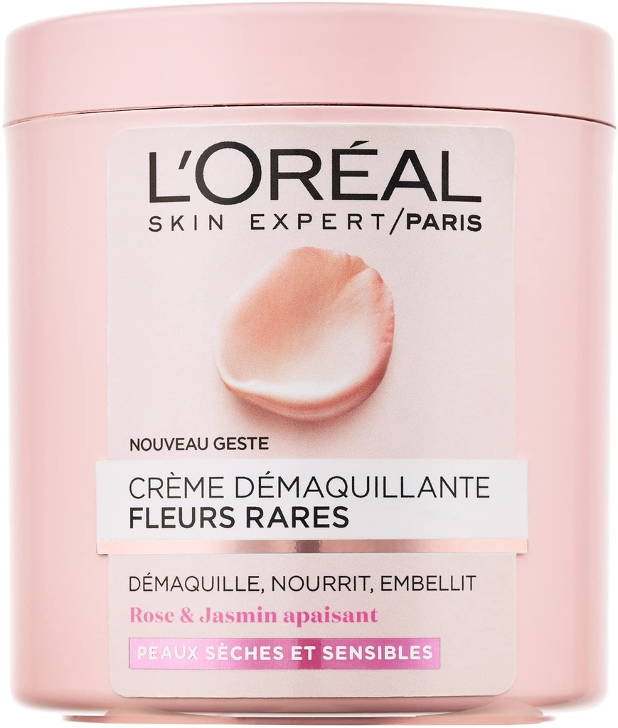 L'Oréal Toilette aux Fleurs Crème Démaquillante Tous Types de Peaux 200 ml