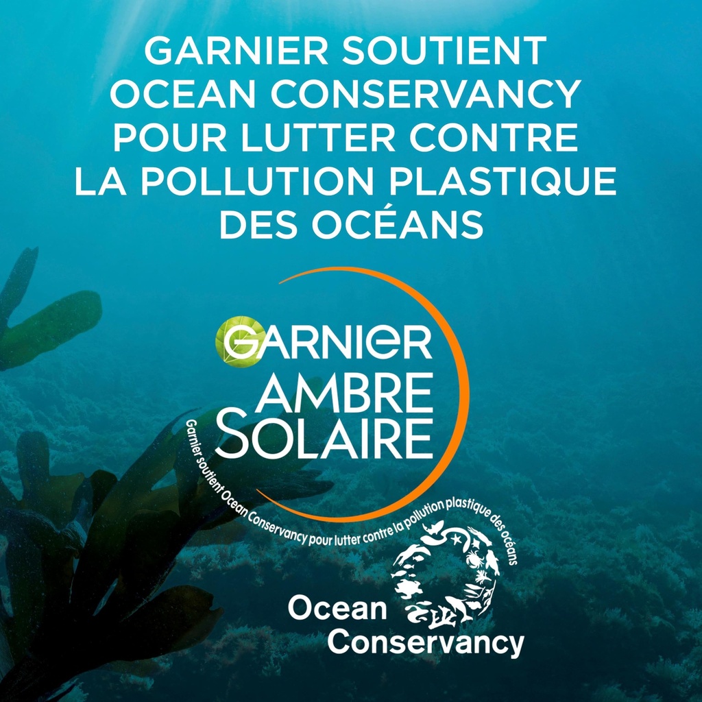 Garnier Ambre Solaire Lait Fluide Hydratant SPF 50 Visage Et Corps Fini Non Gras 175ml