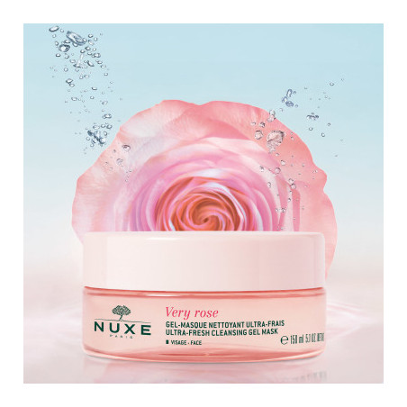 Nuxe Very Rose Gel Masque Nettoyant Ultra-Frais 150ml