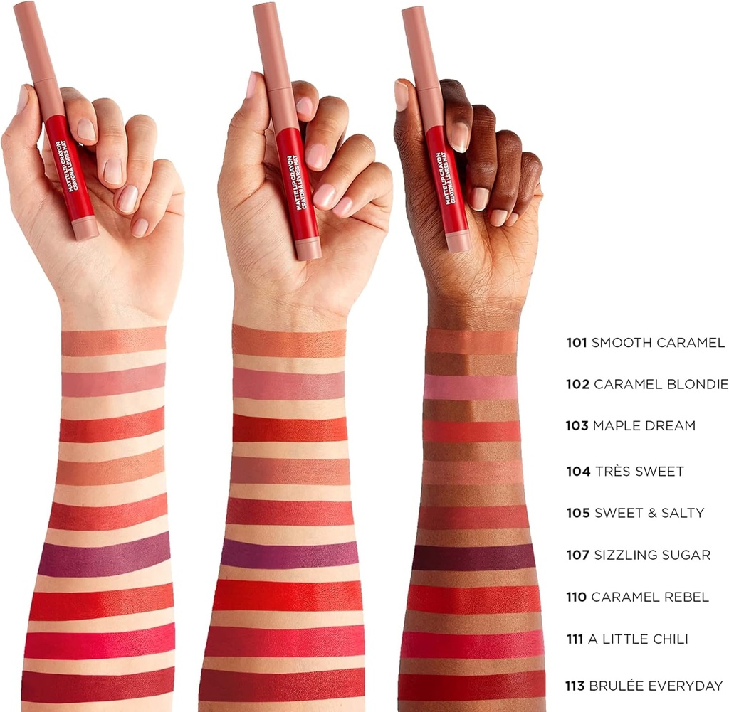 L'Oréal Infaillible Matte Lip Crayon 111 Little Chili 