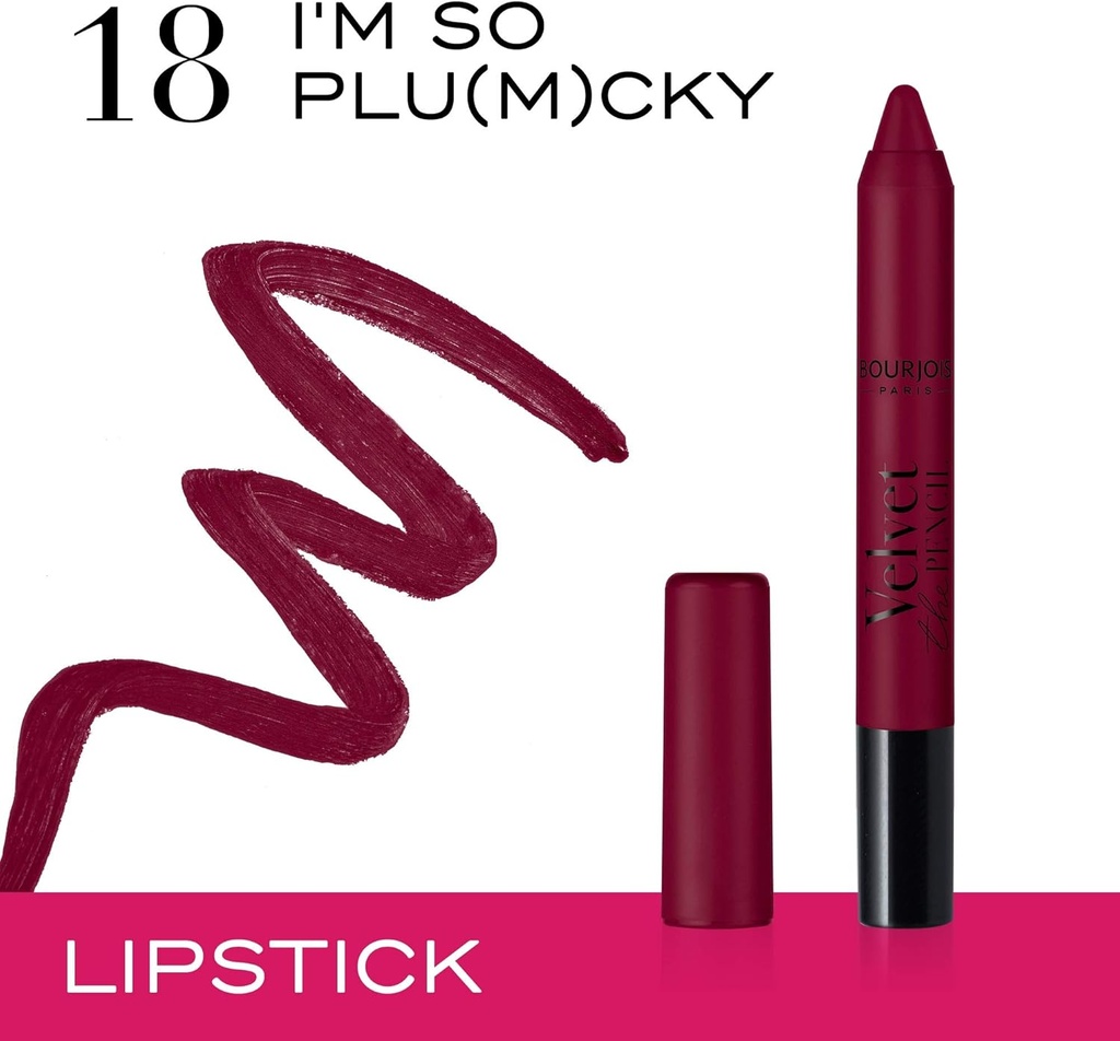 Bourjois Velvet The Pencil Crayon à Lèvres 18 I'm So Plu(m)cky