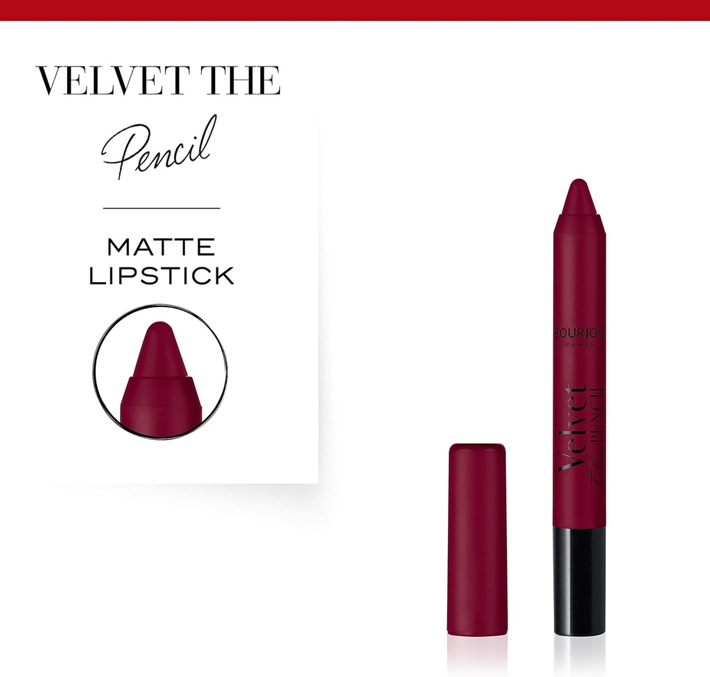 Bourjois Velvet The Pencil Crayon à Lèvres 18 I'm So Plu(m)cky