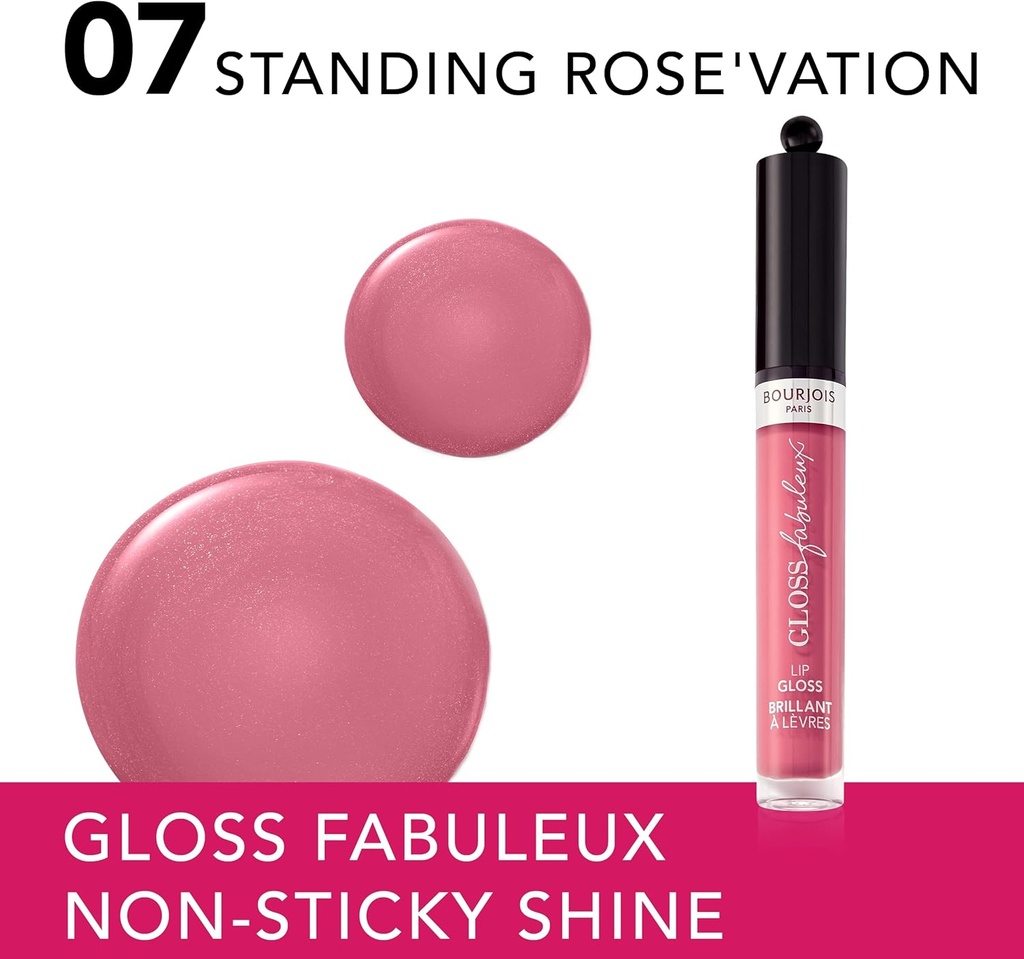 Bourjois Gloss Fabuleux 07 Standing Rose'vation