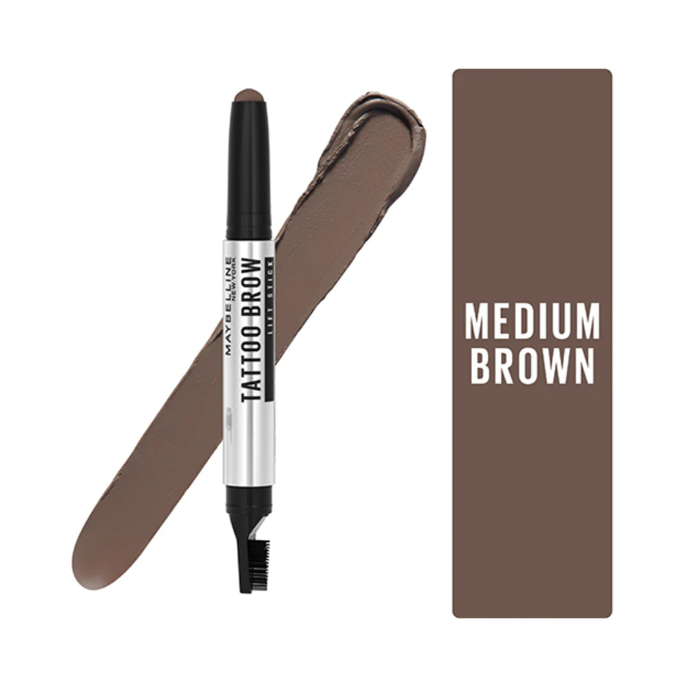 Maybelline Tattoo Brow Lift Stick Crayon Effet Sourcils Réhaussés 03 Medium Brown 