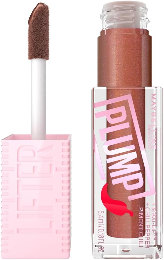 [MAY516] Maybelline Lifter plump Gloss A Lèvres Effet Repulpant Immédiat 007 Cocoa Zing