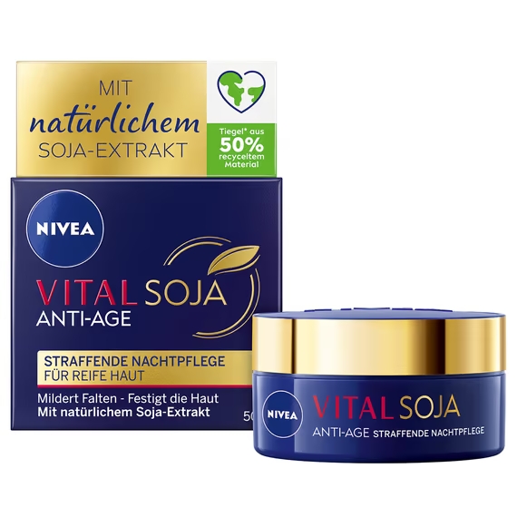[NIV3] Nivea Vital Soja Anti Age Crème De Nuit Régénérante 50ml