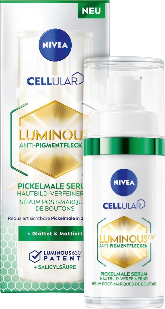 Nivea Cellular Luminous 630 Sérum Anti-Tâches Et Post-Acné 30ml