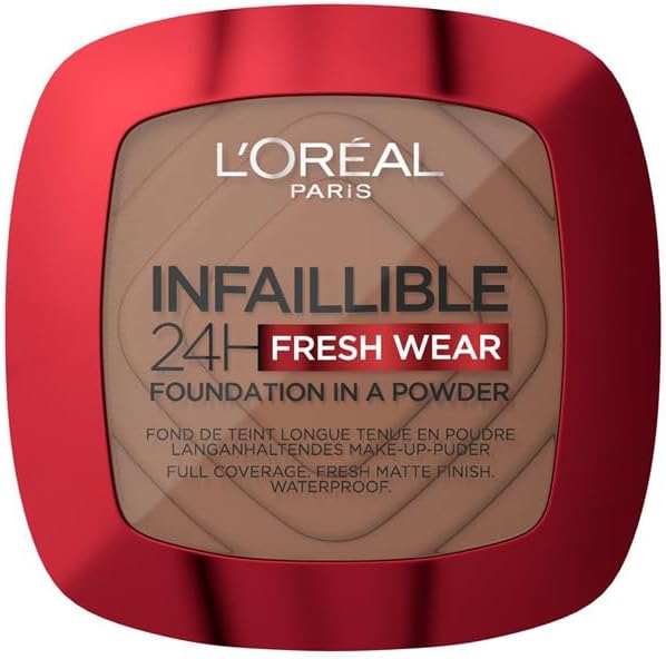 [LOR693] L'Oréal Infaillible 24h Fresh Wear Fond De Teint Poudre 375 Ambre 9g