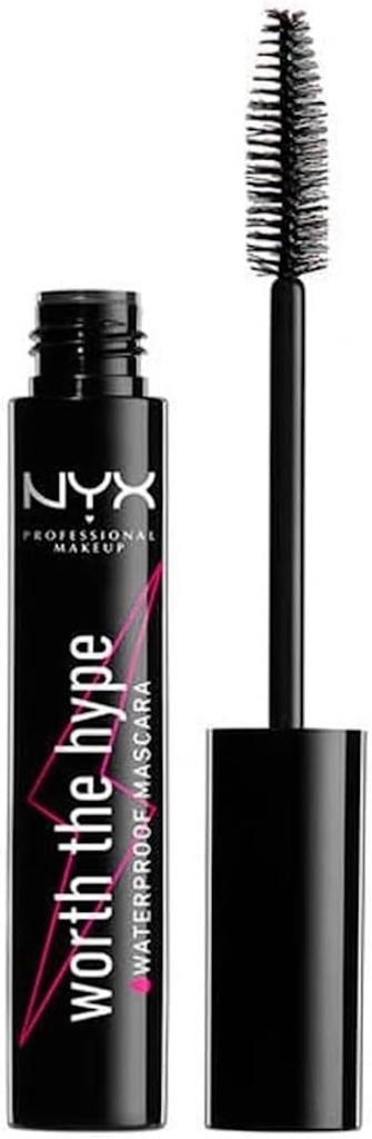 [NYX39] NYX Worth The Hype masacra Watreproof 01 Black 7ml