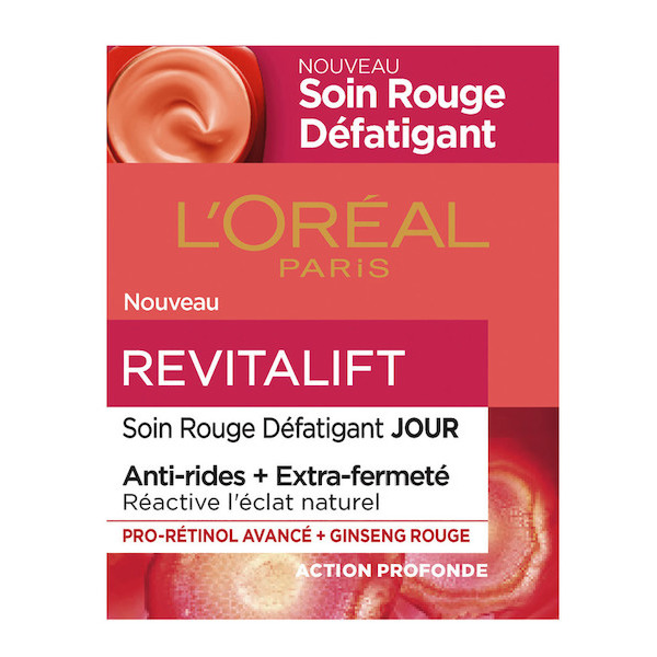 L'Oréal Revitalift Soin Rouge Défatigant Jour Anti-Rides 50ml