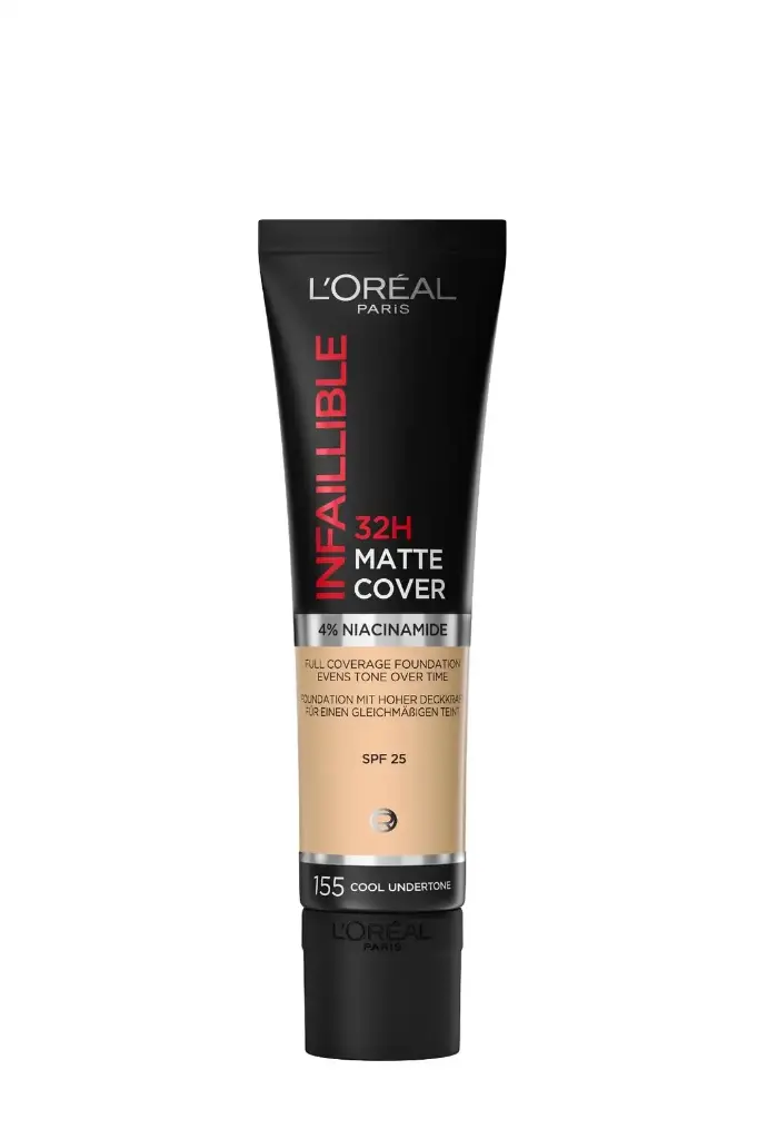 L'Oréal Infaillible 24H Matte Cover Fond de Teint 155 Naturel Rosé 30ml