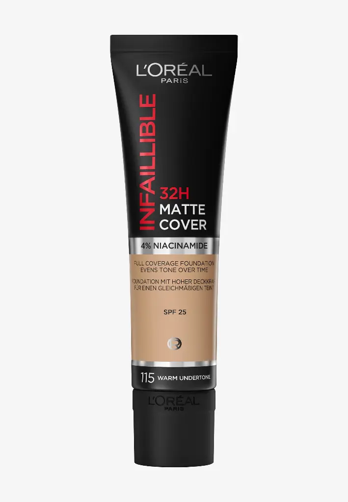 [LOR497] L'Oréal Infaillible 32H Matte Cover Fond de Teint 115 Sous Ton Chaud 30ml