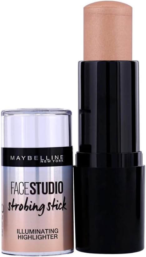 [MAY485] Maybelline Face Studio Strobing Stick Highlighter 200 Medium-Nude Glow 9 g