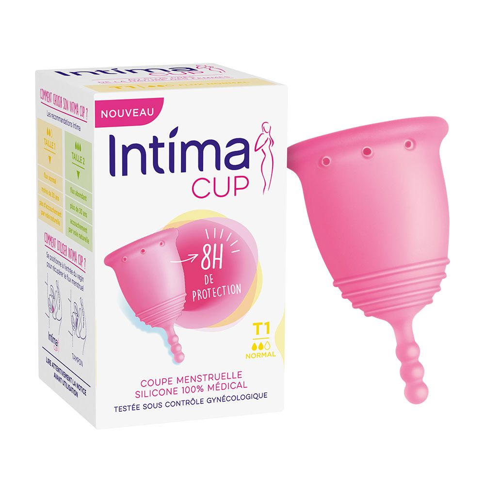 [INT1] Intima Cup Coupe Menstruelle En Silicone Taille 1 Flux Réguliers