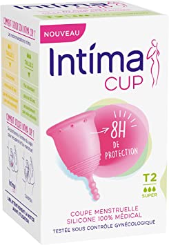 [INT2] Intima Cup Coupe Menstruelle En Silicone Taille 2 Flux Abondants