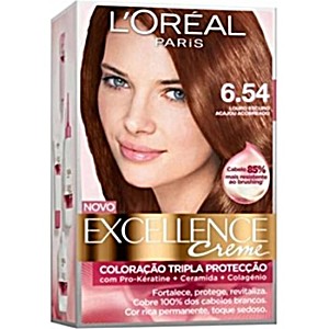 [LOR498] L'Oréal Excellence Crème Coloration Permanente 6.54 Rubio Caoba Cobrizo
