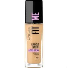 [MAY245] Maybelline Fit Me Luminous & Smooth Fond de Teint 220 Natural Beige 30ml