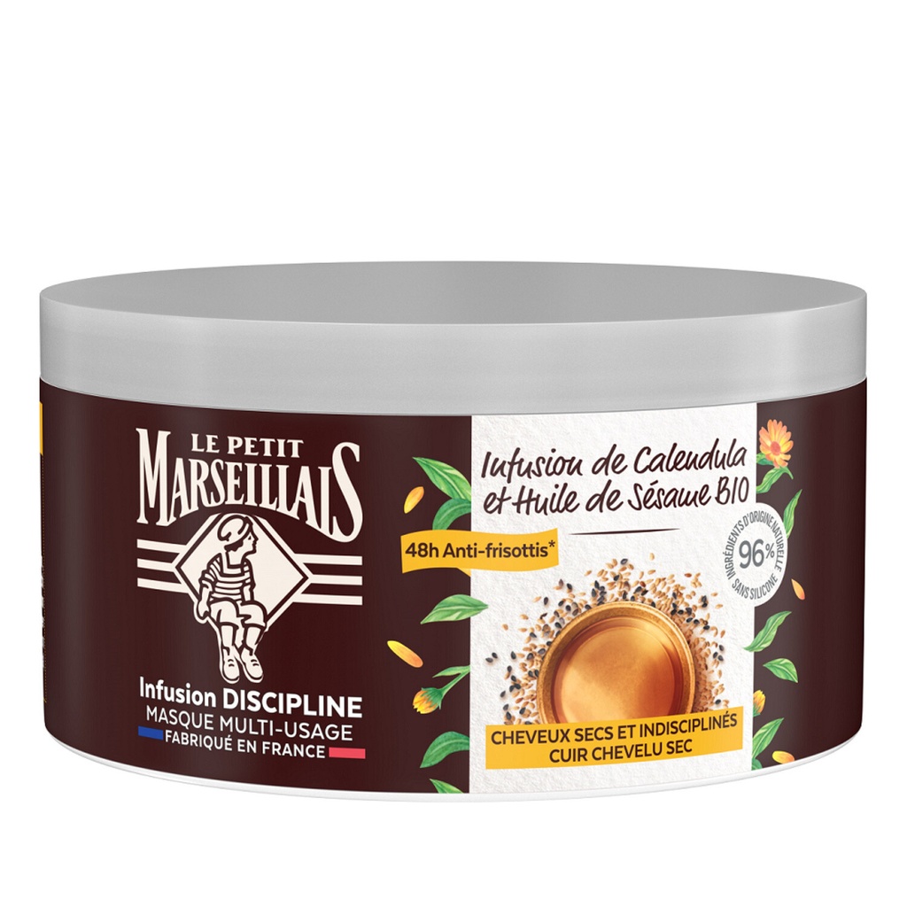 Le Petit Marseillais Masque Multi Usage Infusion De Calendula Et Huile De Sésame Bio 300ml