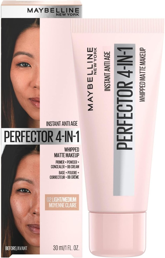 Maybelline Instant Anti-Age Perfector 4-In-1 Perfecteur de Teint 02 Light/Medium 30ml