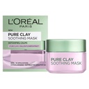 L'Oréal Pure Clay Soothing Mask Masque Visage Aux Extraits De Fleur De Mauve Et 3 Argiles 50ml
