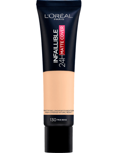 L'Oréal Fond De Teint Infaillible 24h Matte Cover 130 True Beige 30ml