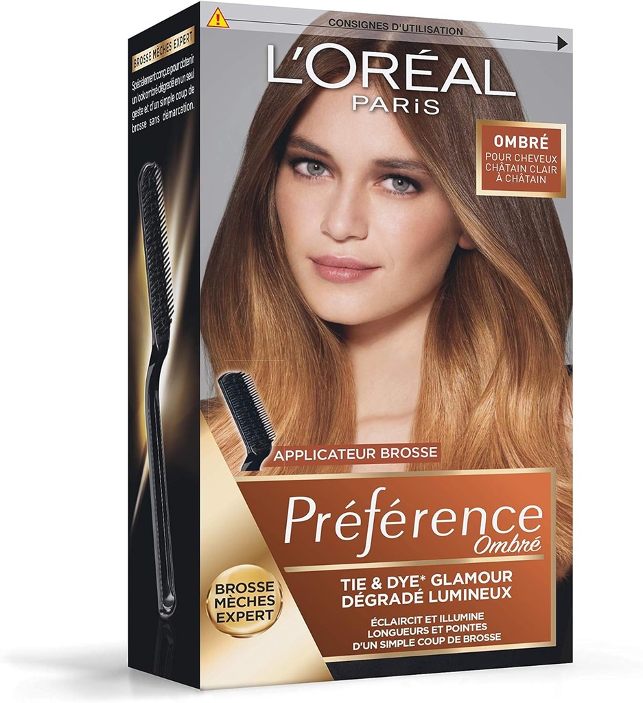 L'Oréal Préférence Ombré Tie & Dye Pour Cheveux Châtain Clair à Châtain