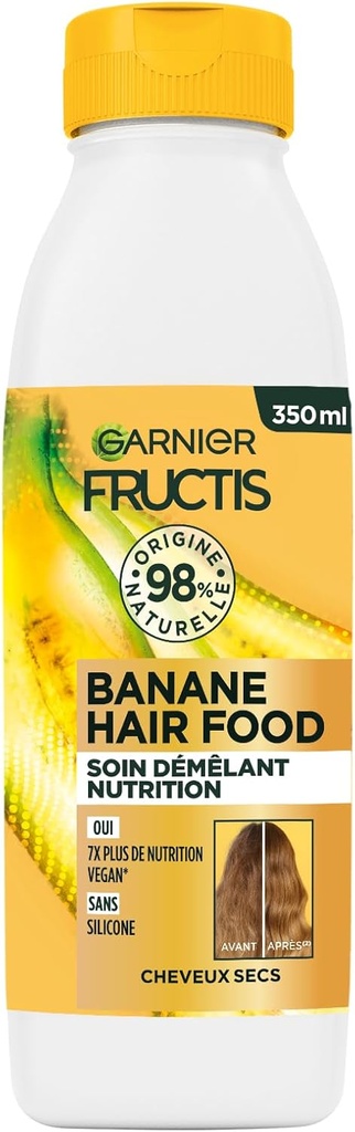 [GAR122] Garnier Fructis Hair Food Soin Démêlant Nourrissant à La Banane Cheveux Secs 350ml