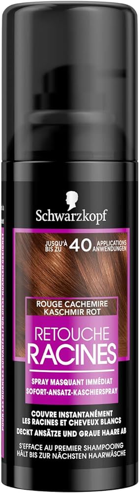Schwarzkopf Retouche Racines Spray Masquant Immédiat Rouge Cachemire 120ml 
