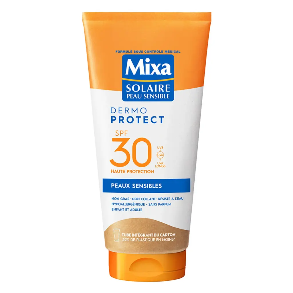 Mixa Solaire Dermo Protect Crème Solaire SPF 30 Peaux Sensibles 175ml