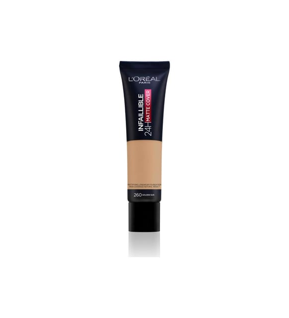 L'Oréal Infaillible 24H Matte Cover Fond de Teint 260 Golden Sun 30ml