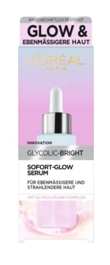 L'Oréal Glycolic Bright Sérum Visage Illuminateur 30ml