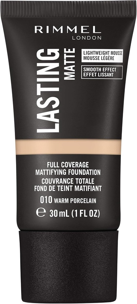 Rimmel Lasting Matte Fond De Teint 010 Warm Porcelain