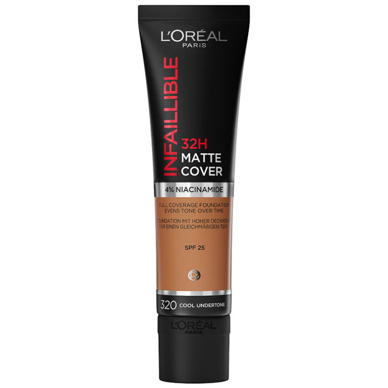 L'Oréal Infaillible 32H Matte Cover Fond de Teint 320 Sous Tons Rosés 30ml