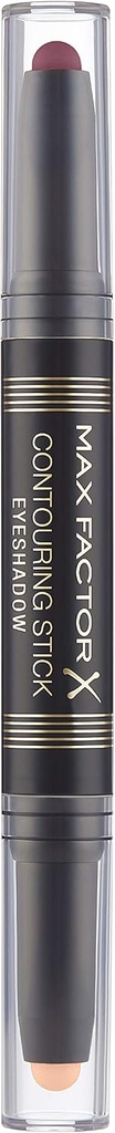 [MAX33] Max Factor Contouring Stick Ombre à Paupières Double Face 004 Burgundy & Pink Sand