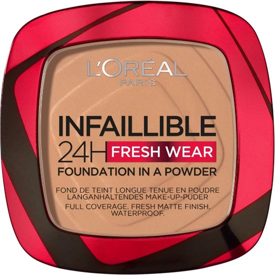 L'Oréal Infaillible 24h Fresh Wear Fond De Teint Poudre 260 Soleil Doré 9g