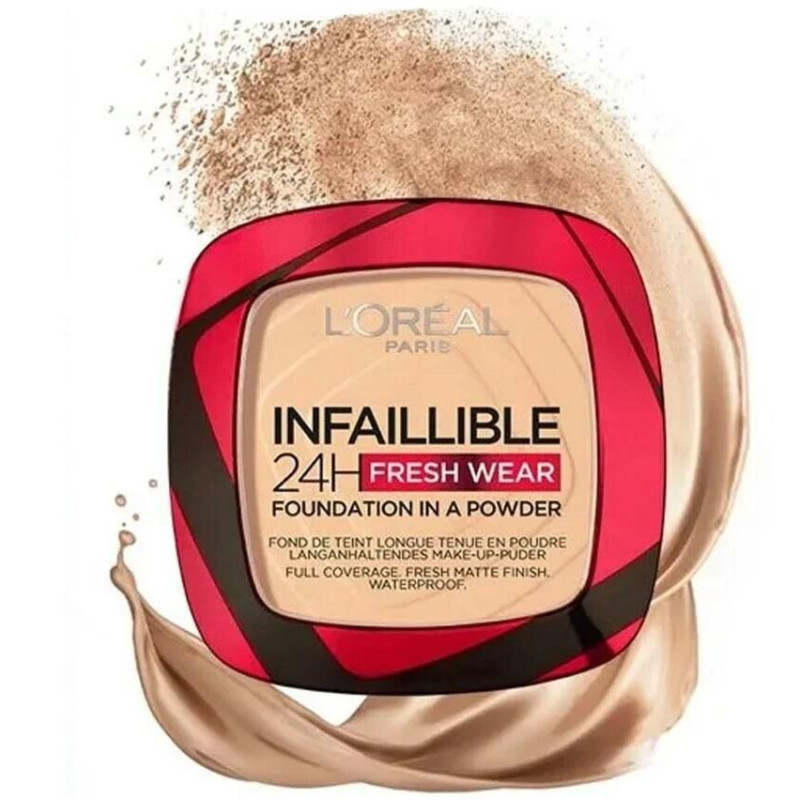 [LOR648] L'Oréal Infaillible 24h Fresh Wear Fond De Teint Poudre 130 Beige Peau 9g