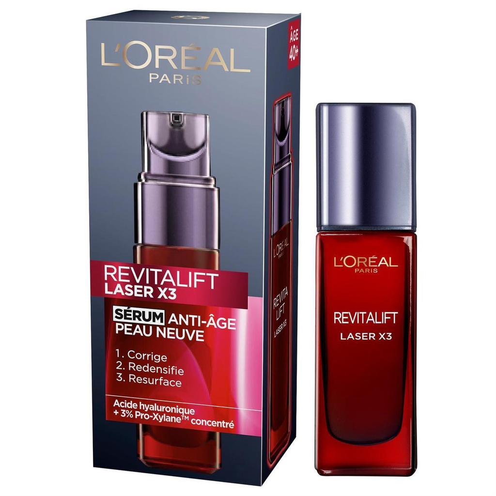 L'Oréal Revitalift Laser X3 Sérum Anti-Âge Peau Neuve 30ml