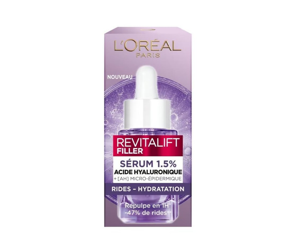L'Oréal Revitalift Filler Sérum 1.5% Acide Hyaluronique 15ml