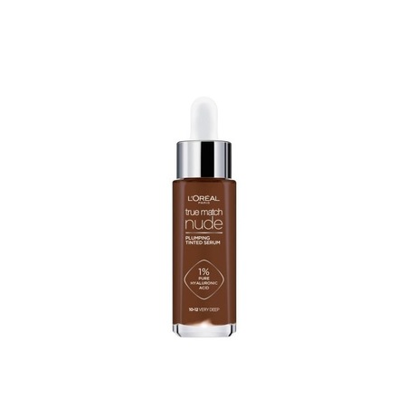 [LOR624] L'Oréal True Match Nude Sérum Tinté Repulpant 10-12 Very Deep 30ml