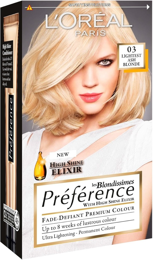 L'Oréal Préférence Coloration Permanente 03 Lightest Ash Blonde