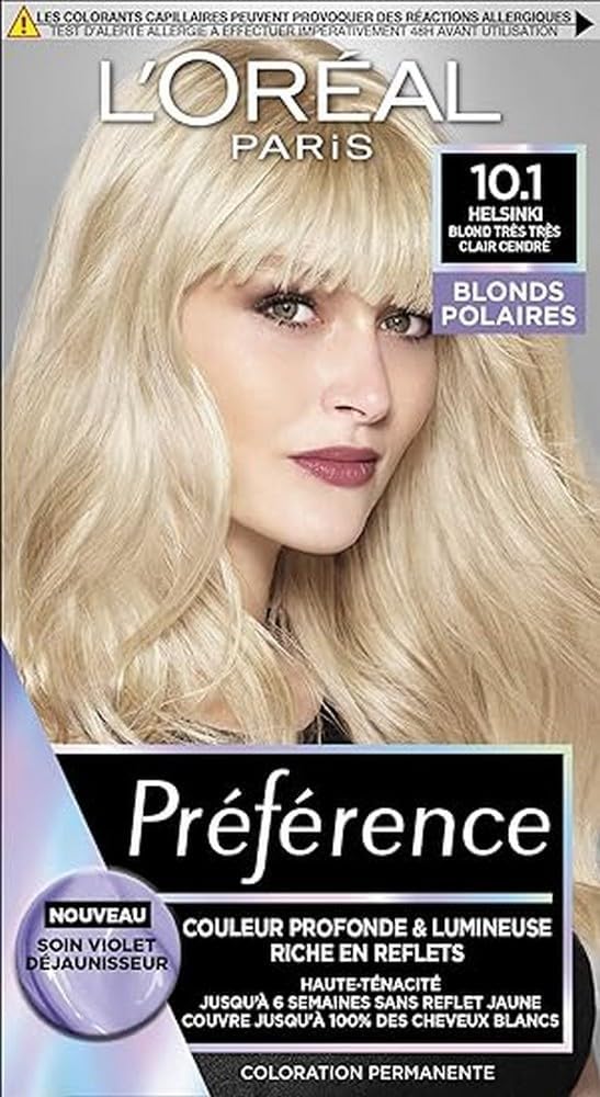 L'Oréal Préférence Coloration Permanente 10.1 Heksinki