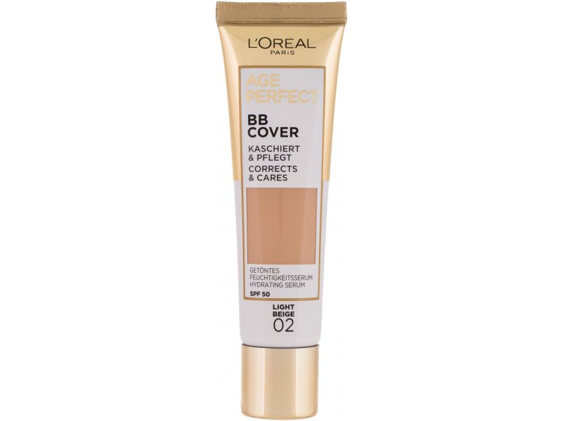 L'Oréal Age Perfect BB Cover Sérum Hydratant SPF 50 02 Light Beige 30ml