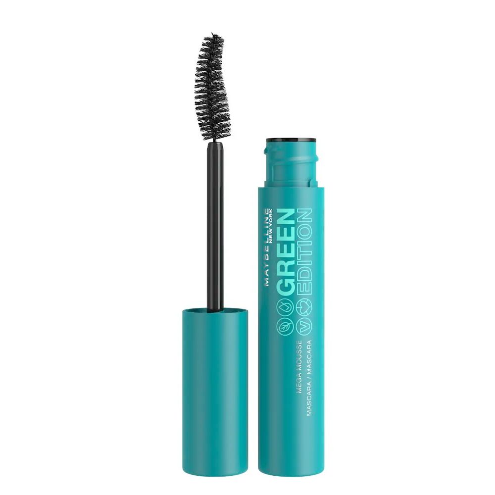 [MAY504] Maybelline Green Edition Mega Mousse Mascara 001 Blackest Black 9ml