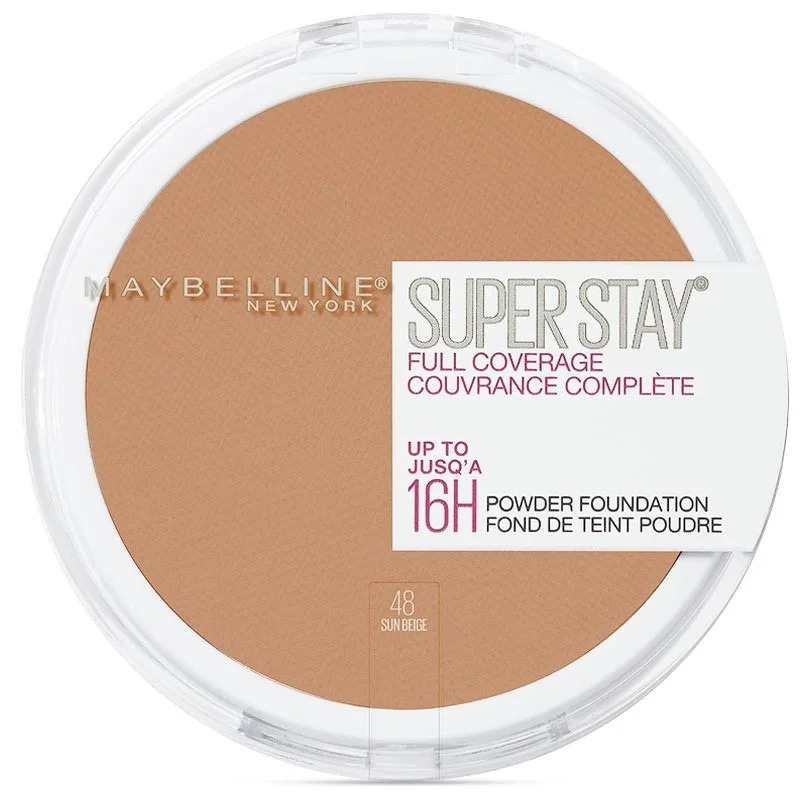 Maybelline Super Stay 16H Poudre Compacte 48 Beige Ensoleillé 9g