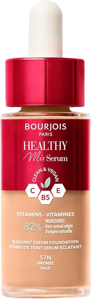 [BOU153] Bourjois Healthy Mix Fond de Teint Sérum 57N Bronze